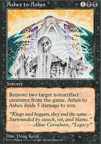 Ashes to Ashes [Fifth Edition] MTG Single Magic: The Gathering  | Multizone: Comics And Games