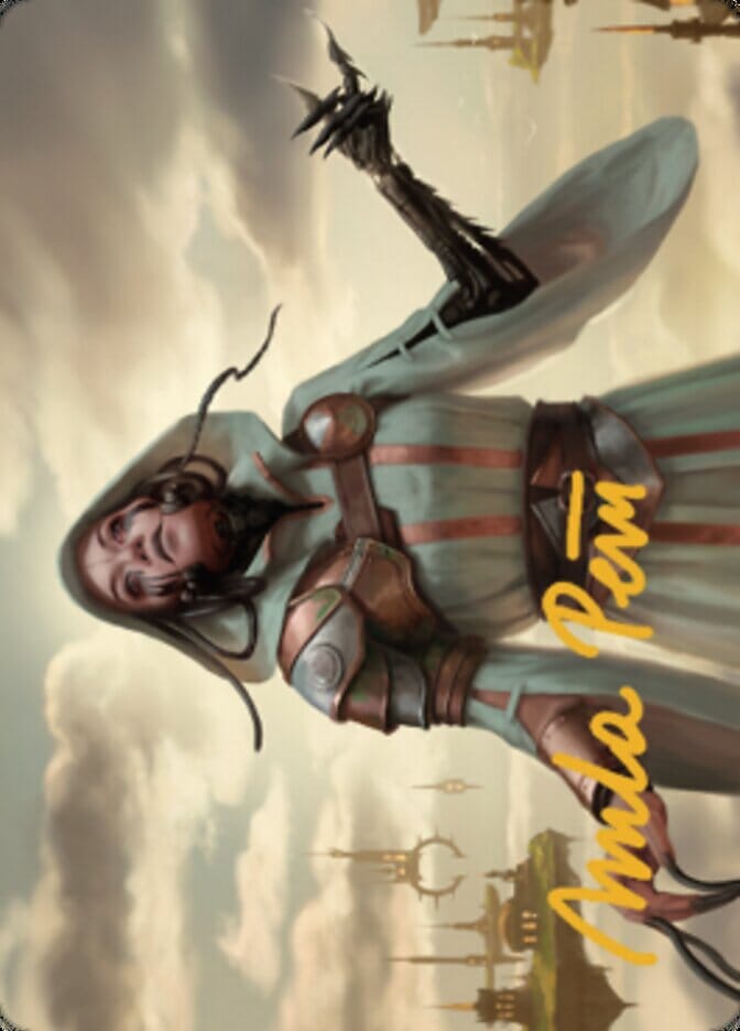 Phyrexian Missionary Art Card (Gold-Stamped Signature) [Dominaria United Art Series] MTG Single Magic: The Gathering  | Multizone: Comics And Games