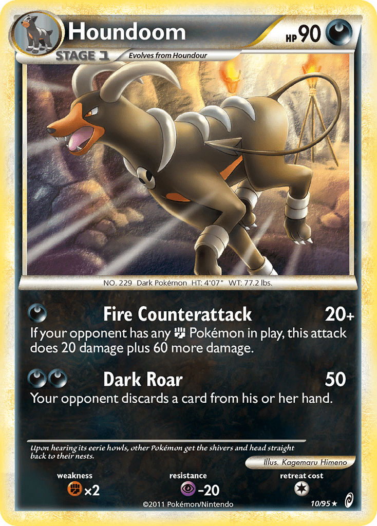Houndoom (10/95) [HeartGold & SoulSilver: Call of Legends] Pokemon Single Pokémon  | Multizone: Comics And Games