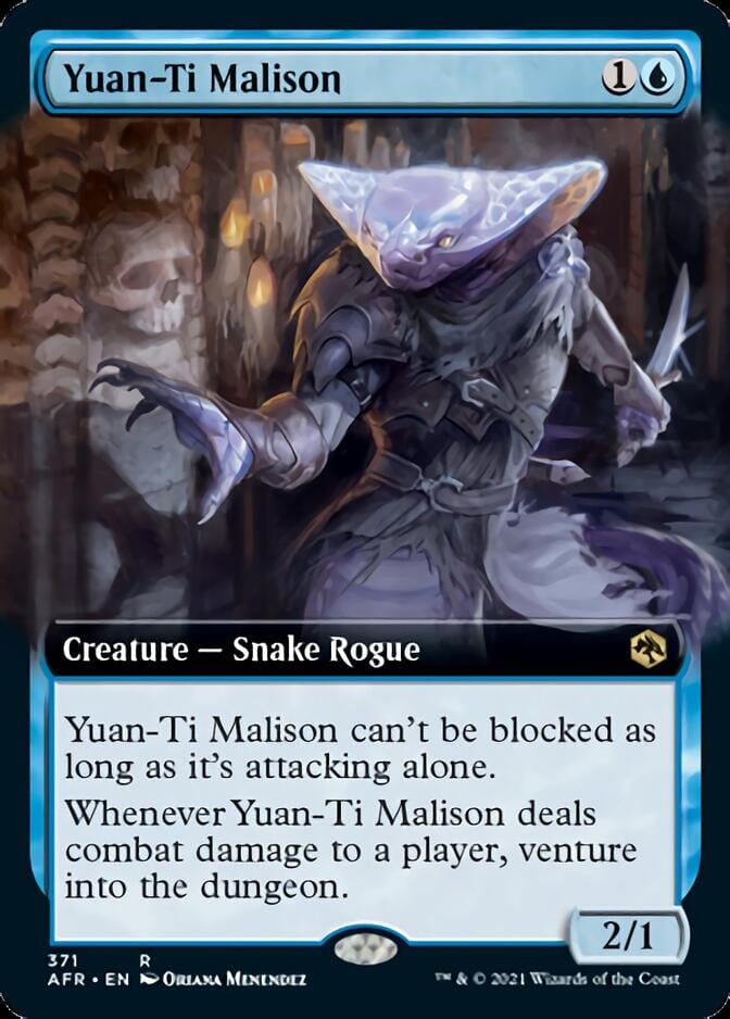 Yuan-Ti Malison (Extended) [Dungeons & Dragons: Adventures in the Forgotten Realms] MTG Single Magic: The Gathering  | Multizone: Comics And Games