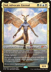 Sol, Advocate Eternal [Unique and Miscellaneous Promos] MTG Single Magic: The Gathering  | Multizone: Comics And Games