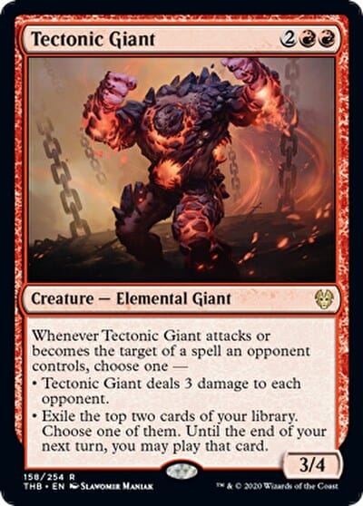 Tectonic Giant [Theros Beyond Death] MTG Single Magic: The Gathering  | Multizone: Comics And Games