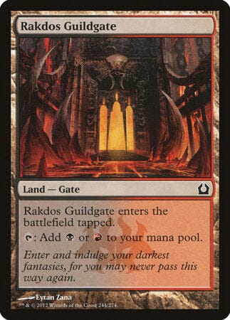 Rakdos Guildgate [Return to Ravnica] MTG Single Magic: The Gathering  | Multizone: Comics And Games