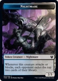 Nightmare Token [Theros Beyond Death] MTG Single Magic: The Gathering  | Multizone: Comics And Games