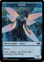 Faerie // Food (0011) Double-Sided Token [Wilds of Eldraine Tokens] | Multizone: Comics And Games