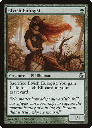 Elvish Eulogist [Duels of the Planeswalkers] MTG Single Magic: The Gathering  | Multizone: Comics And Games
