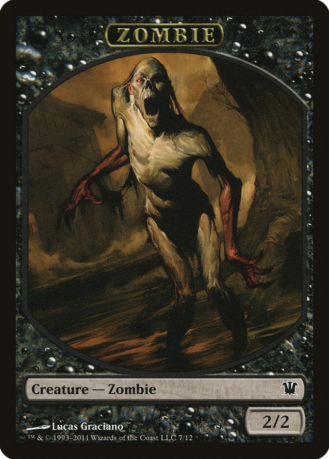 Zombie (7/12) [Innistrad Tokens] MTG Single Magic: The Gathering  | Multizone: Comics And Games