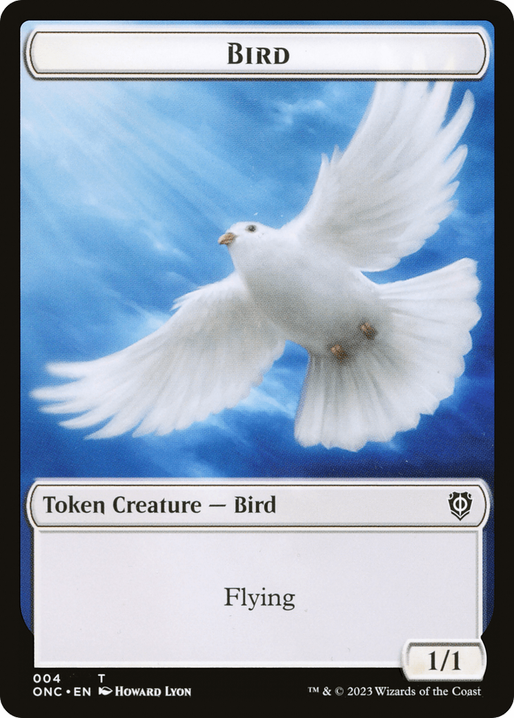 Bird // Cat Double-Sided Token [Phyrexia: All Will Be One Commander Tokens] MTG Single Magic: The Gathering  | Multizone: Comics And Games
