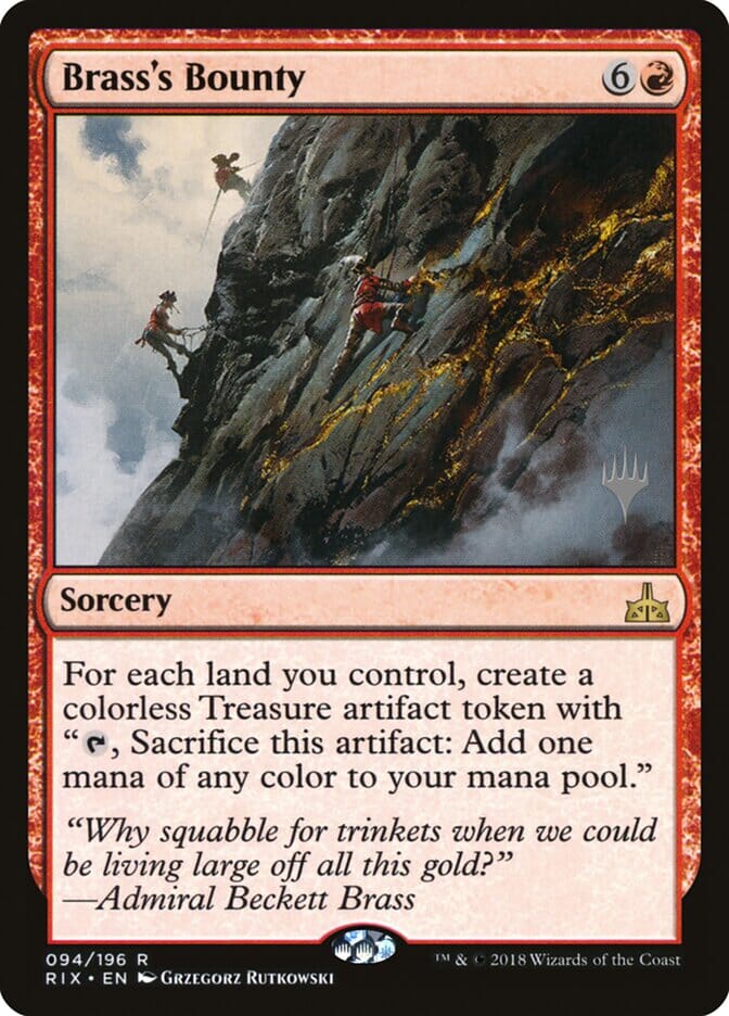 Brass's Bounty (Promo Pack) [Rivals of Ixalan Promos] MTG Single Magic: The Gathering  | Multizone: Comics And Games