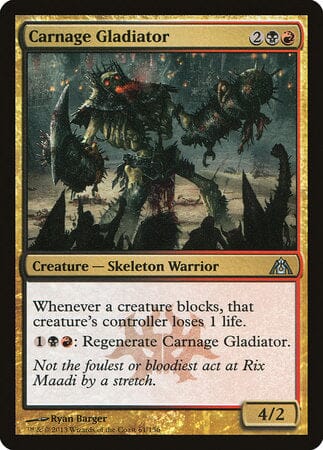 Carnage Gladiator [Dragon's Maze] MTG Single Magic: The Gathering  | Multizone: Comics And Games
