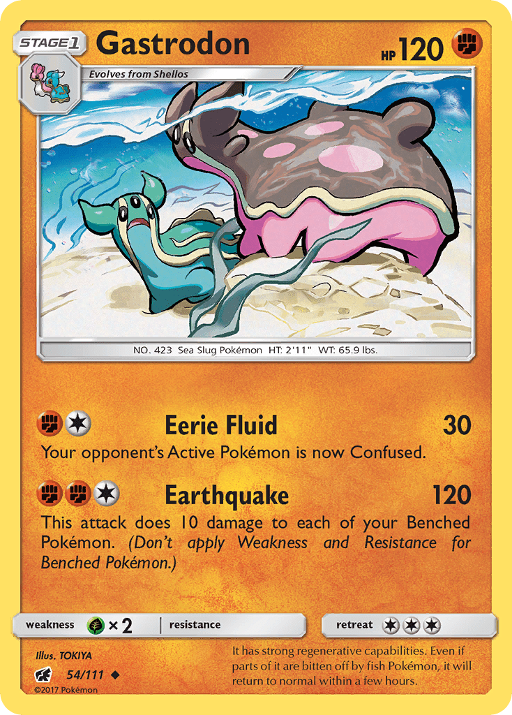 Gastrodon (54/111) [Sun & Moon: Crimson Invasion] Pokemon Single Pokémon  | Multizone: Comics And Games