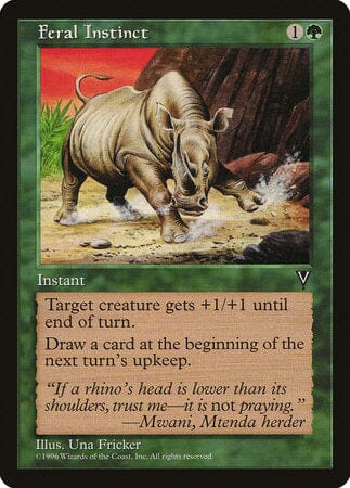 Feral Instinct [Visions] MTG Single Magic: The Gathering  | Multizone: Comics And Games