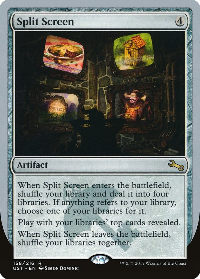 Split Screen [Unstable] MTG Single Magic: The Gathering  | Multizone: Comics And Games