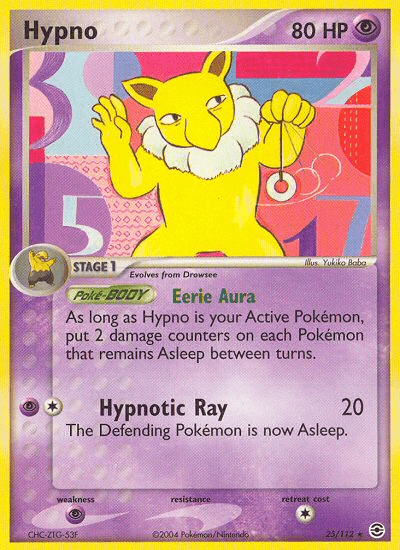 Hypno (25/112) [EX: FireRed & LeafGreen] Pokemon Single Pokémon  | Multizone: Comics And Games