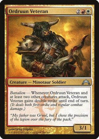 Ordruun Veteran [Gatecrash] MTG Single Magic: The Gathering  | Multizone: Comics And Games