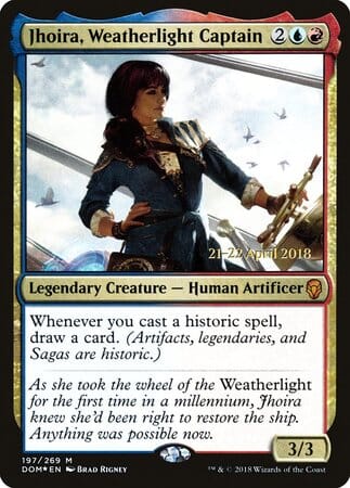 Jhoira, Weatherlight Captain [Dominaria Promos] MTG Single Magic: The Gathering  | Multizone: Comics And Games