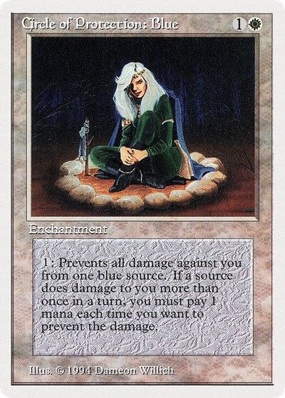 Circle of Protection: Blue [Summer Magic / Edgar] MTG Single Magic: The Gathering  | Multizone: Comics And Games