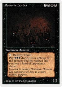Demonic Hordes [Summer Magic / Edgar] MTG Single Magic: The Gathering  | Multizone: Comics And Games