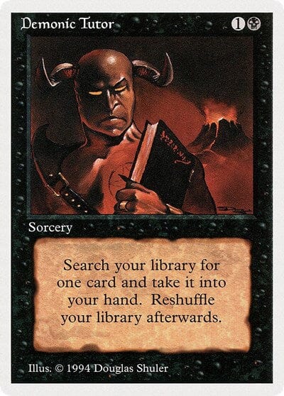 Demonic Tutor [Summer Magic / Edgar] MTG Single Magic: The Gathering  | Multizone: Comics And Games