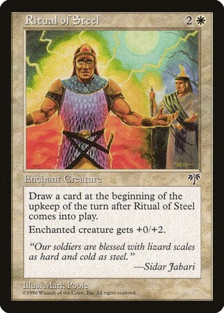 Ritual of Steel [Mirage] MTG Single Magic: The Gathering  | Multizone: Comics And Games