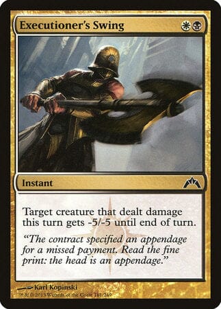 Executioner's Swing [Gatecrash] MTG Single Magic: The Gathering  | Multizone: Comics And Games