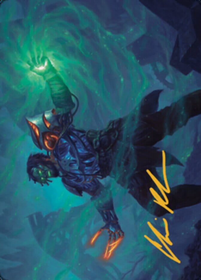 Mishra, Claimed by Gix Art Card (Gold-Stamped Signature) [The Brothers' War Art Series] MTG Single Magic: The Gathering  | Multizone: Comics And Games