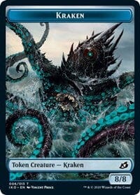 Kraken Token [Ikoria: Lair of Behemoths] MTG Single Magic: The Gathering  | Multizone: Comics And Games