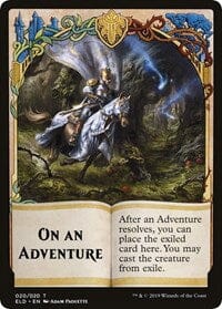 On An Adventure // Spirit Double-sided Token (Challenger 2020) [Unique and Miscellaneous Promos] MTG Single Magic: The Gathering  | Multizone: Comics And Games