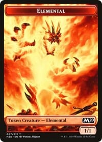 Elemental // Satyr Double-sided Token (Challenger 2020) [Unique and Miscellaneous Promos] MTG Single Magic: The Gathering  | Multizone: Comics And Games
