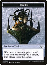 Vraska Emblem // Human Double-sided Token (Challenger 2020) [Unique and Miscellaneous Promos] MTG Single Magic: The Gathering  | Multizone: Comics And Games