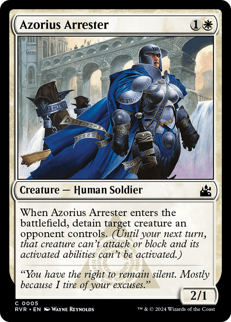 Azorius Arrester [Ravnica Remastered] MTG Single Magic: The Gathering  | Multizone: Comics And Games