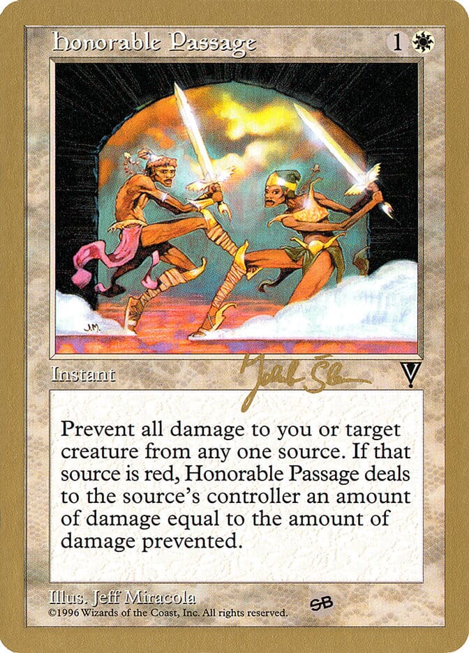 Honorable Passage (Jakub Slemr) (SB) [World Championship Decks 1997] MTG Single Magic: The Gathering  | Multizone: Comics And Games