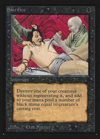 Sacrifice (IE) [Intl. Collectors’ Edition] MTG Single Magic: The Gathering  | Multizone: Comics And Games