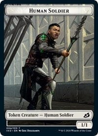 Human Soldier (004) // Zombie Double-sided Token [Commander 2020] MTG Single Magic: The Gathering  | Multizone: Comics And Games