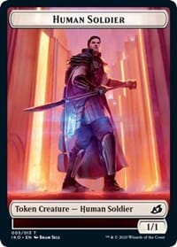 Human Soldier (005) // Zombie Double-sided Token [Commander 2020] MTG Single Magic: The Gathering  | Multizone: Comics And Games