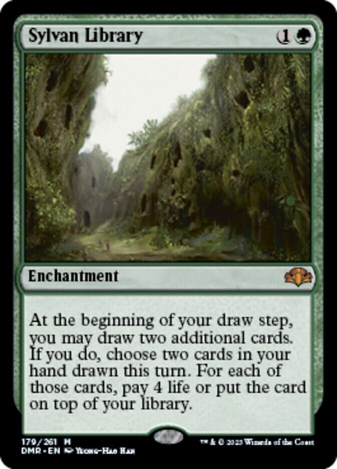 Sylvan Library [Dominaria Remastered] MTG Single Magic: The Gathering  | Multizone: Comics And Games