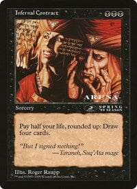 Infernal Contract (Oversized) [Oversize Cards] MTG Single Magic: The Gathering  | Multizone: Comics And Games