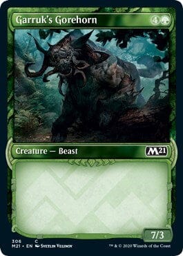 Garruk's Gorehorn (Showcase) [Core Set 2021] MTG Single Magic: The Gathering  | Multizone: Comics And Games