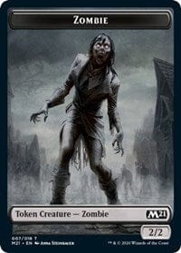 Zombie Token [Core Set 2021] MTG Single Magic: The Gathering  | Multizone: Comics And Games