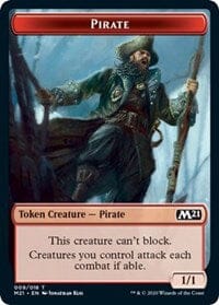 Pirate Token [Core Set 2021] MTG Single Magic: The Gathering  | Multizone: Comics And Games