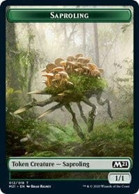Saproling Token [Core Set 2021] MTG Single Magic: The Gathering  | Multizone: Comics And Games