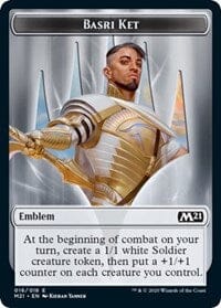 Emblem - Basri Ket [Core Set 2021] MTG Single Magic: The Gathering  | Multizone: Comics And Games