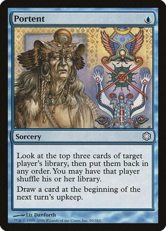 Portent [Coldsnap Theme Decks] MTG Single Magic: The Gathering  | Multizone: Comics And Games