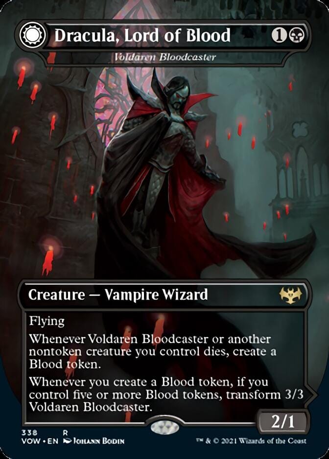 Voldaren Bloodcaster // Bloodbat Summoner - Dracula, Lord of Blood // Dracula, Lord of Bats [Innistrad: Crimson Vow] MTG Single Magic: The Gathering  | Multizone: Comics And Games