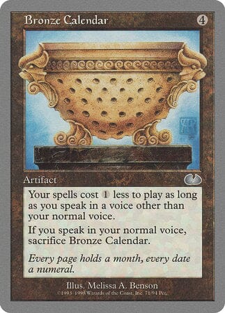 Bronze Calendar [Unglued] MTG Single Magic: The Gathering  | Multizone: Comics And Games