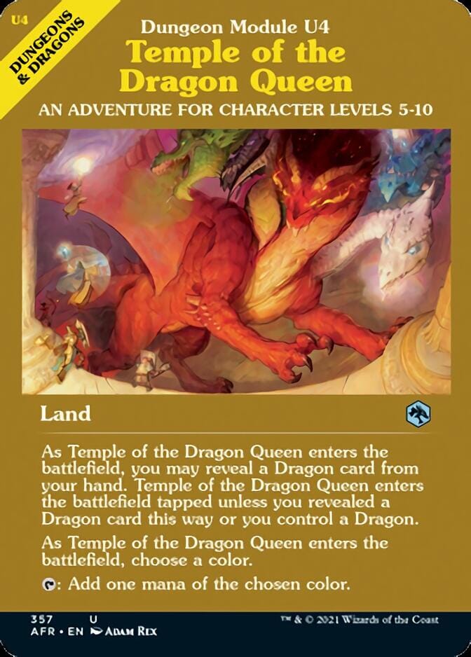 Temple of the Dragon Queen (Dungeon Module) [Dungeons & Dragons: Adventures in the Forgotten Realms] MTG Single Magic: The Gathering  | Multizone: Comics And Games