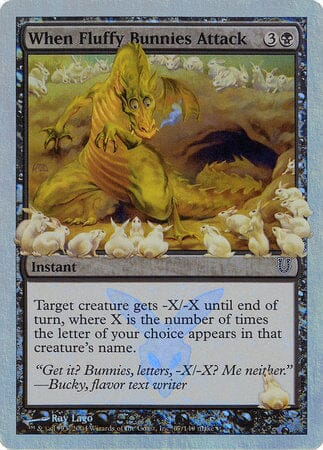 When Fluffy Bunnies Attack (Alternate Foil) [Unhinged] MTG Single Magic: The Gathering  | Multizone: Comics And Games