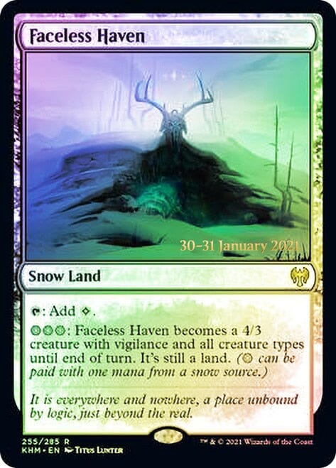 Faceless Haven [Kaldheim Prerelease Promos] MTG Single Magic: The Gathering  | Multizone: Comics And Games