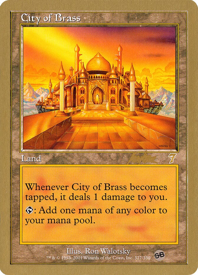 City of Brass (Brian Kibler) (SB) [World Championship Decks 2002] MTG Single Magic: The Gathering  | Multizone: Comics And Games