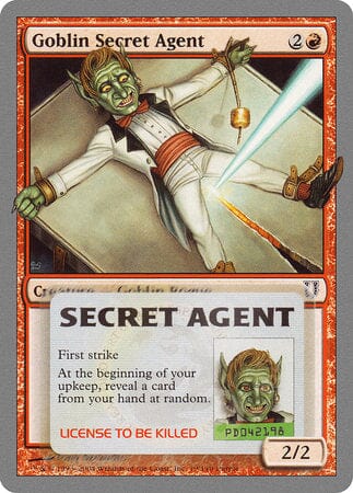Goblin Secret Agent [Unhinged] MTG Single Magic: The Gathering  | Multizone: Comics And Games
